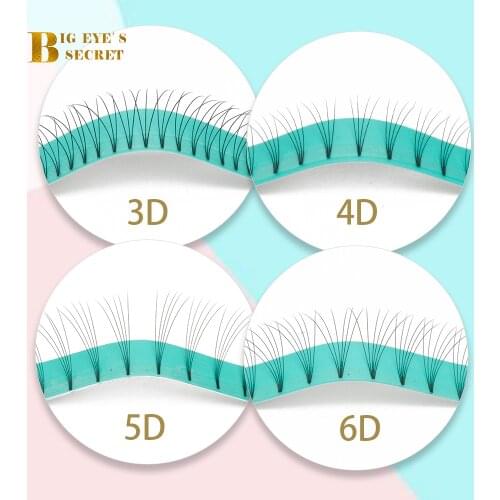 Big eyes secret Lashes Premade Volume Fans Lashes Natural Eye Lashes Makeup Premade fans Eyelash Extension Supplies