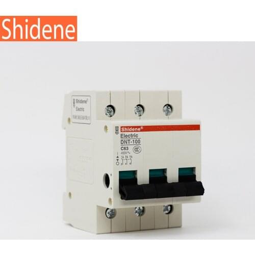 Shidene 400V AC 3P Main Switch Function Disconnector Switch Isolator Circuit Breaker