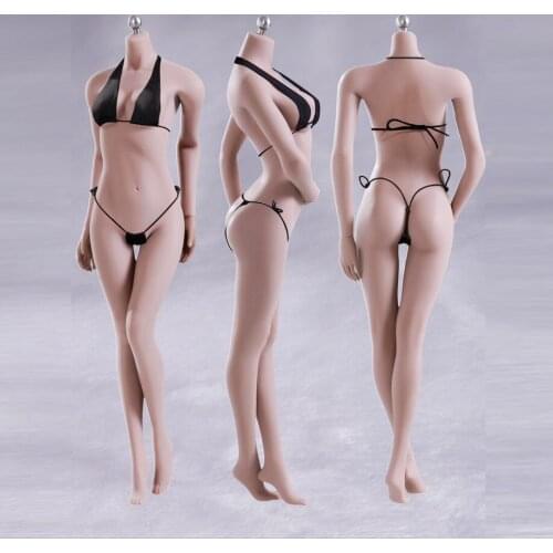 TBLeague 1/6 Scale Female PH S01A Middle Breast Pale Skin Body Europe Girl Women 12" Action Figures MId Bust Seamless Doll Toy