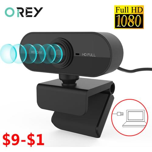 Webcam 1080P Full HD Web Camera With Microphone USB Plug Web Cam For PC Computer Mac Laptop Desktop YouTube Skype Mini Camera