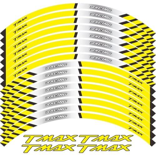 High quality Motorcycles Reflective sticker For motorcycles wheel stickers TMAX530 TMAX500 TMAX 500 530 15inch