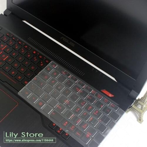 15.6 inch laptop keyboard cover Protector for Asus TUF Gaming FX505 fx505ge FX505G fx505dy FX 505 GD GM FX505GM FX505GD 15.6