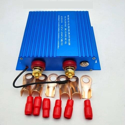 250A High Current Voltage Relay Car Dual Battery Isolator Switch 12V 24V Universal Charging Power Control Auto Connection
