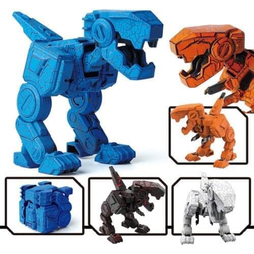 Decompression cube dinosaur model Deformation Decompression Dinosaur Toys For Toddler Educational puzzle toy Deformation Kid