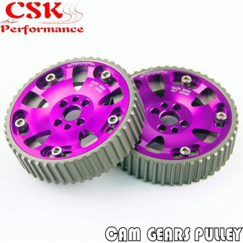 Cam Gear Pulley Sprocket Kit For Nissan R32 R33 R34 RB20 RB25DET RB26DET Purple