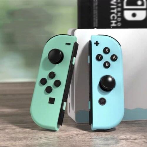 Original Animal Crossing Left and Right Wireless Joycon Controller For Nintend Switch Controller JoyCon Gamepad New Nintendo