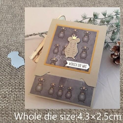 XLDesign Craft Metal Cutting Die cut dies cute Crown mouse decoration scrapbook Album Paper Card Craft Embossing die cuts