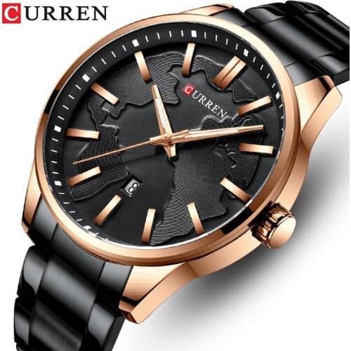 CURREN Men Watch Top Brand Luxury Quartz Fashion Mens Watches Waterproof Sport Wrist Watch Business Male Clock erkek kol saati