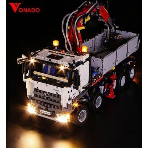 Led light set for 42043 the Heavy duty truck Building Blocks Creative Series 20005 light up your toys(led light only,no blocks)