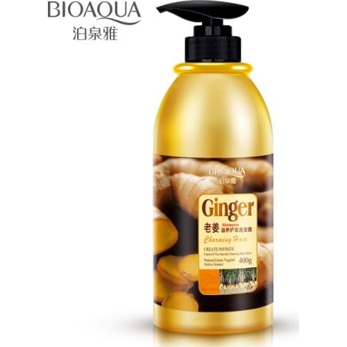 BIOAQUA Natural Herbal Ginger Shampoo Anti Hair Loss And Hair Growth Fast Oil Control Hair Mask Hair Care