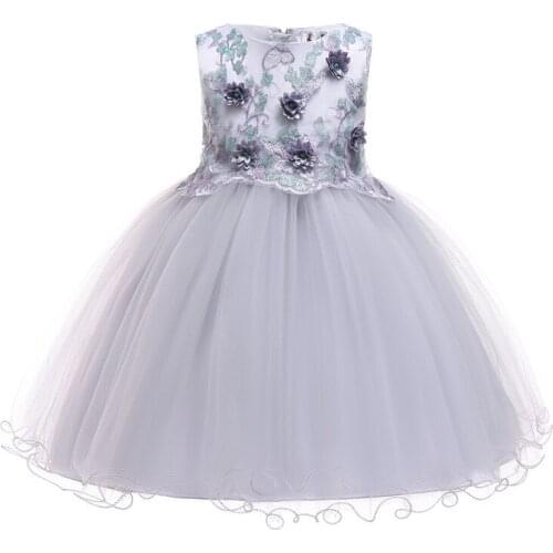 2020 new fashion childrens clothing children Dress lace stitching girls Europe and the United States princess