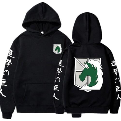 Attack on Titan Hoodie Pullover Men Women Sweatshirt Hoodies Tops Harajuku