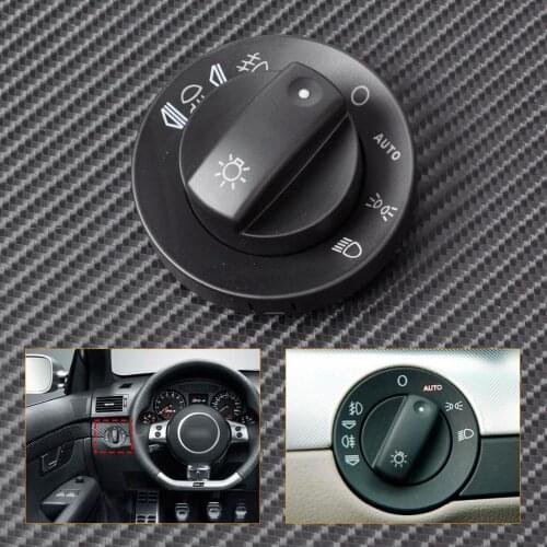 CITALL 8E0941531B Headlight Switch + AUTO Regulator Mount Box Cover For Audi A4 S4 RS4 B6 B7 Quattro 2002 2003 - 2006 2007 2008