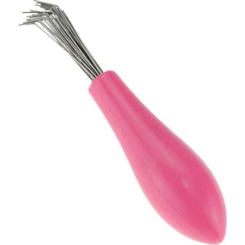 Hair Brush Comb Cleaner Embedded Tool Plastic Cleaning Removable Handle