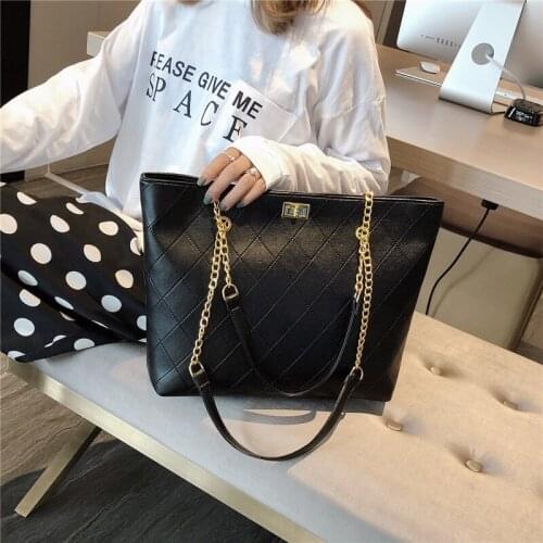 Bags For Women Autumn Totes Female Fashion Lock Single Shoulder Bag Large Capacity Zipper Luxury Shopping Crossbody Bags