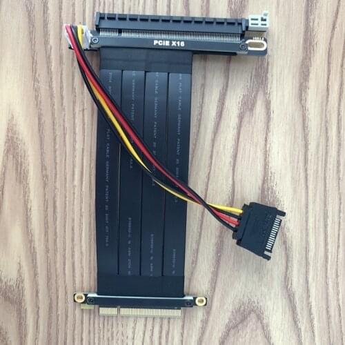 GEN3 Extension Cable PCIe Riser Adapter 8x To 16x U2 Server RTX3060 GPU Graphics Card BTC Mining ETH Extender With 4P SATA Power