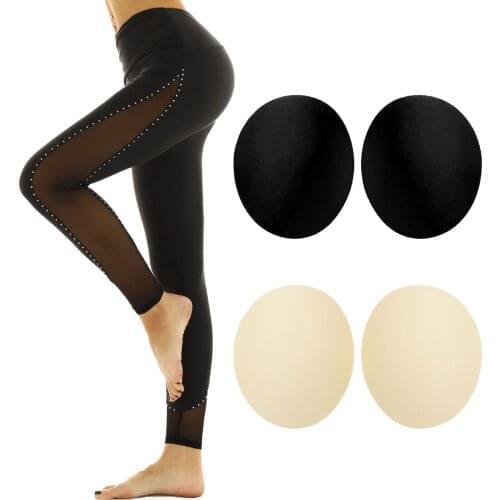 1 Pair Unisex Sexy Butt Hip Pad Enhancing Removable Foam Butt Pad Thick Breathable Contour Hip Sponge Pads for Panties Underwear