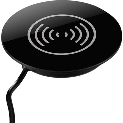 10W QI Embedded Wireless Charger Pad Furniture Office Cafe Desktop Table For iPhone 11Pro XR XS Max Samsung S10 S9 Fast Charging