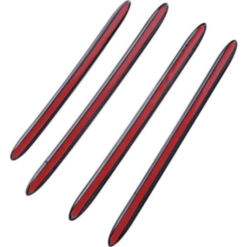 4pcs Auto Exterior Accessories Trim Handle Cover Stripe Door Car