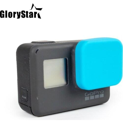 GloryStar For GoPro Accessories Silicone Lens Cover Dust-proof Scratch-resistant Lens Protective Cap For Gopro Hero 6 5 Camera