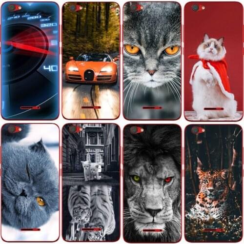 For BQ 5000G VELVET EASY Case Rose Wolf Cute Patterned Cover Soft Silicon Phone Case for BQ 5000G Velvet Easy Top Quality