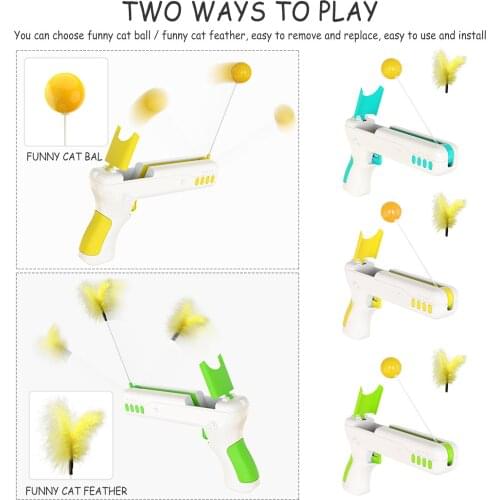 Cat Intelligence Trainning Toy Cat Toy Interactive Cat Toy Pet Teaser Toy Pet Seat Scratch Toy Pet Dog Rebound Toy For Kitten