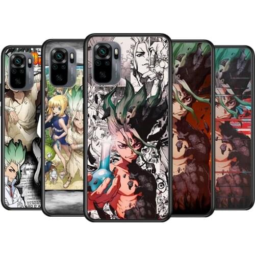 Anime Dr Stone For Xiaomi Redmi Note 10S 10 9T 9S 9 8T 8 7S 7 6 5A 5 4X 4 Pro Max 5G Phone Case