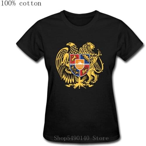 Classic Nation Flag Ceativity Apparel ARMENIA T Shirts Women Custom Black Tshirt Arm Country T-Shirts Armenian Hipster Clothing