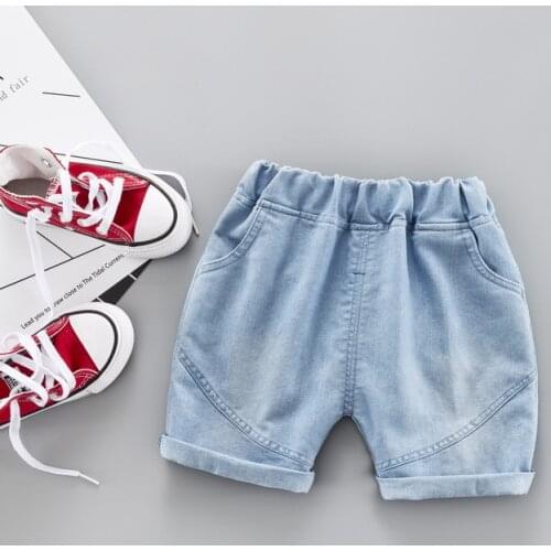 Summer Kids Baby Girls Shorts Boys Jeans Trousers Pants Toddler Short Pants for Baby Boys Shorts Cotton Girls Denim Shorts 1-5Y