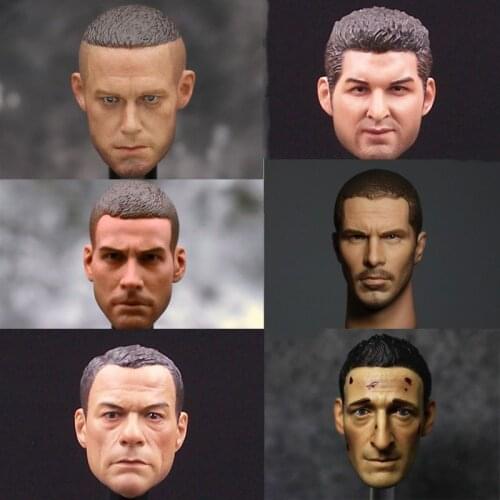 1/6 scale male head European Stars Head sculpt carving Bale Gyllenhaal Ben for diy action figures