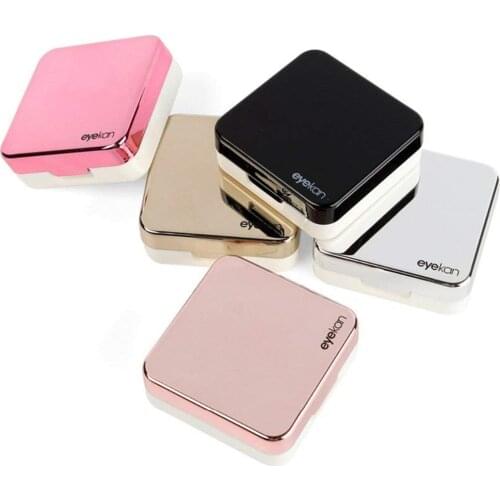 Six-piece set Portable Contact Lens Holder Mini Plastic Travel Box Storage Soaking Box Case Set home use travelling