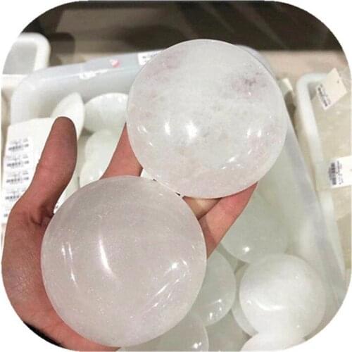 1pcsPolished Cheap Natural White Selenite Palm Quartz Crystal Healing for sale