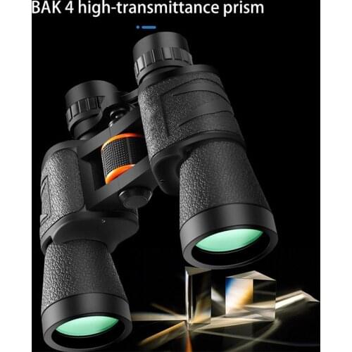 Professional 20x50 Powerful Binoculars Long Range 30000M Waterproof Large Eyepiece Telescope Low Light Night Vision for Hunting