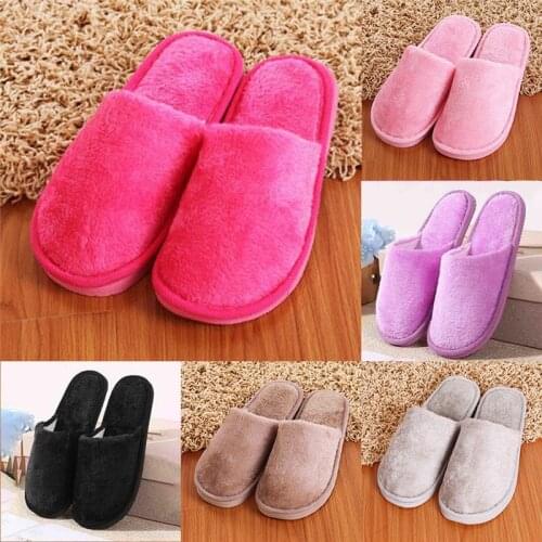 Slippers Women Men 2021 Indoor House Push Soft Cute Cotton Slippers Shoes Non-slip Floor Home Slippers Women Slides For Bedroom