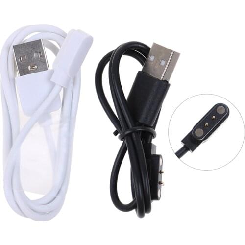 Universal Magnetic 2 Pin 4mm Spacing Wristbands Charge Cable For Smart Watch