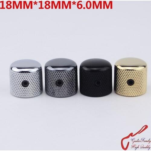 1 Piece GuitarFamily Dome Metal Knob For Electric Guitar Bass 18MM*18MM*6.0MM ( #0494 ) MADE IN KOREA