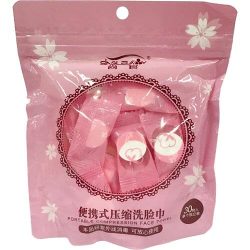 30pcs/50pcs/100pcs Pack of Camping Mini Compressed Towel Wipes for Outdoor Travel Camping Cleansing Baby Hands Face Tissue Tool