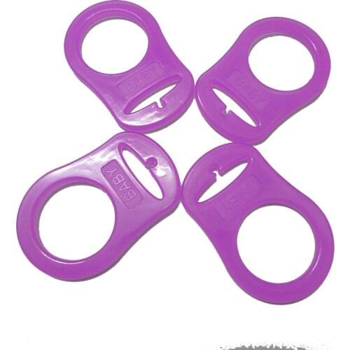 30pcs Fushia MAM Rings Silicone Pacifier Adapter Dummy CPSIA Compliant