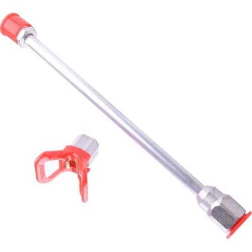 30cm Airless Paint Sprayer Spray Guns Tool Parts Extension Pole Rod with Nozzle Seat Replacement Universal