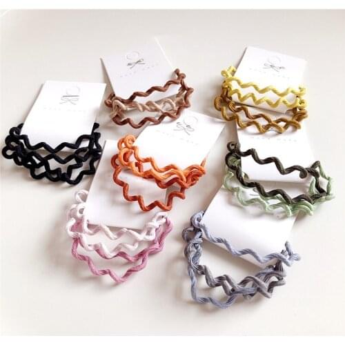 4Pcs/Lot Candy Color Lady Hair Rope Hairband Basic Elastic Hair Bands Ponytail Fashion Women Tie Gum For Hair Accessories