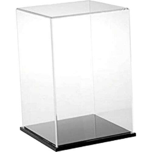 Acrylic Display Case Protective Dustproof Block Case for Kids DIY Toys