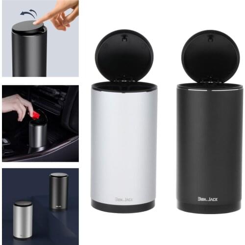 300ml Car Trash Can Mini Rubbsih Garbage Car Trash Bin Auto Organizer Storage Box Dustbin Waste Rubbish Basket for Home Office