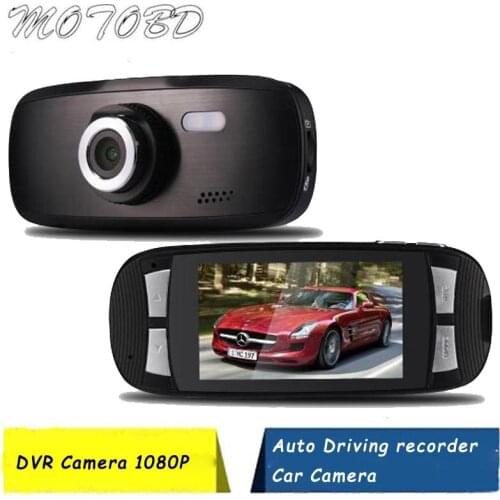 Car DVR 2.7" LCD Car Camera Black Box GS108 with H.264 Image Compression Technology 1080P G-Sensor Dash Cam G1W GPS DRV