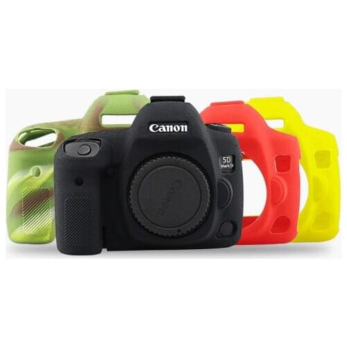Camera Case Case Silicone Armor Skin Case Body Cover Protector Anti-skidTexture Design for Nikon D850 D7100 D7200 Canon 5D3 5D4