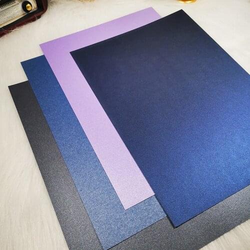 Panalisacraft A4 double-sided pearl effect paper shiny Card Pack 250GSM Paper pad Craft Paper Card Paper Card making paper