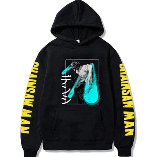 Chainsaw Man Long Sleeve Unisex Hoodie Autumn Pullover