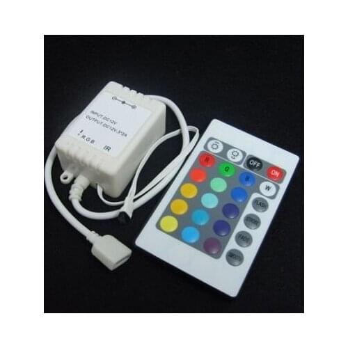 24 Keys IR Remote Control Controller for RGB 5050 LED Light Strip DC 12V K5BO