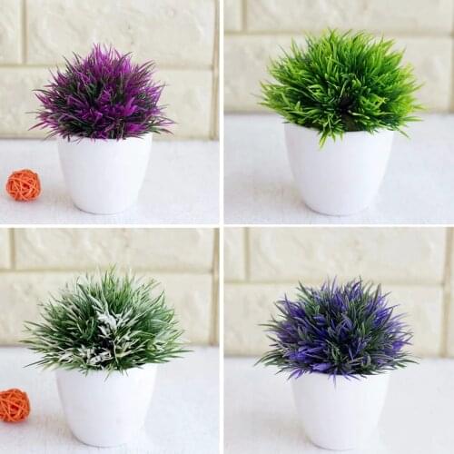 1pc Artificial Plant Bonsai Simulation Plastic Small Tree Pot Plant Potted Ornaments for Home Tabl Decoration Hotel Garden Decor