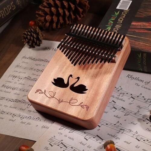 Kalimba Thumb Piano 17 Keys, Portable Finger Piano
