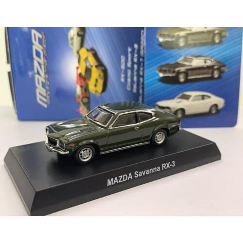 1/64 KYOSHO Mazda Savanna RX-3 Collection of die-cast alloy car decoration model toys